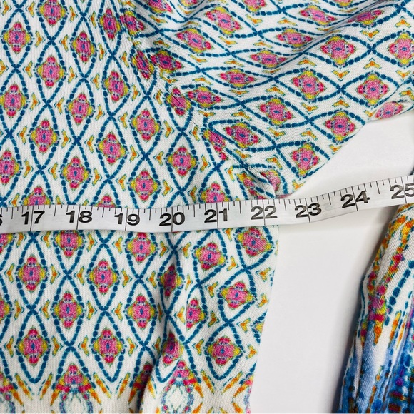 Sundance Multicolor Diamond Pattern Cardigan - Picture 6 of 9